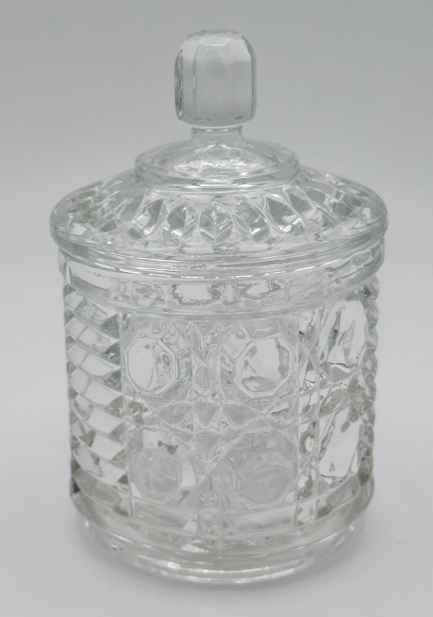 Vintage Federal Glass Windsor Sugar Bowl