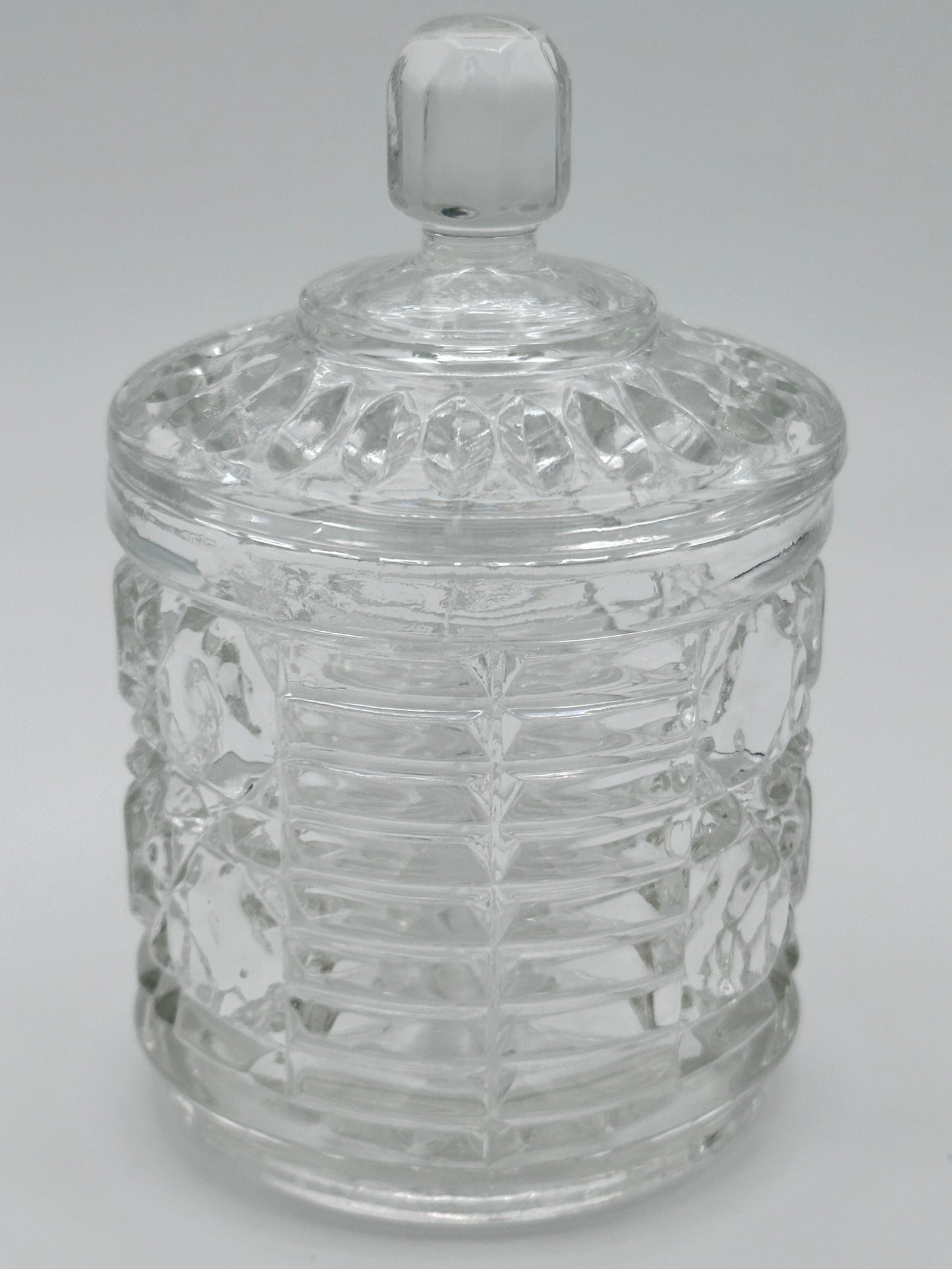 Vintage Federal Glass Windsor Sugar Bowl