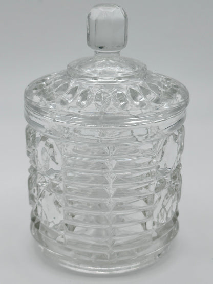 Vintage Federal Glass Windsor Sugar Bowl