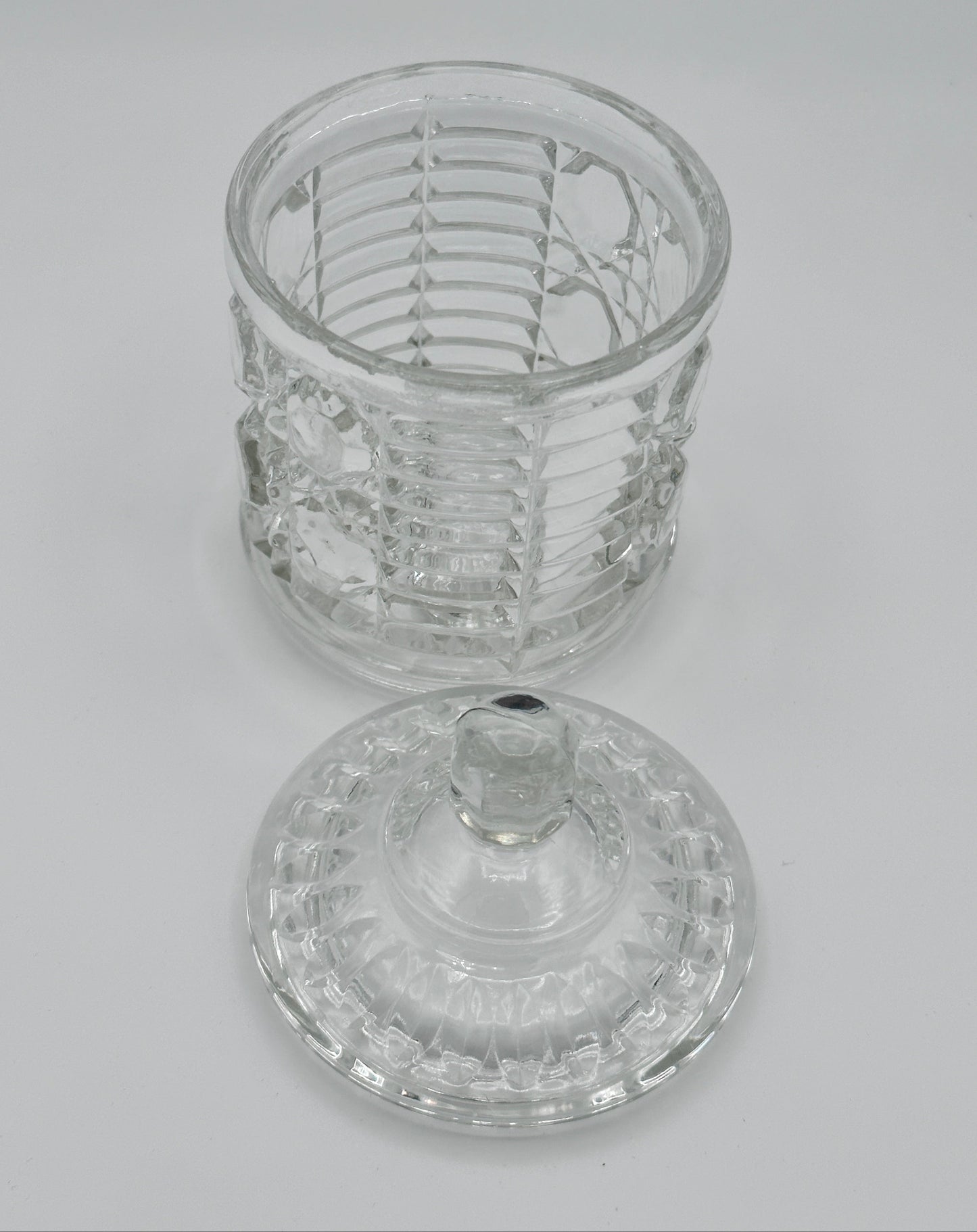 Vintage Federal Glass Windsor Sugar Bowl